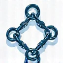 Icono de link building con eslabones de cadena